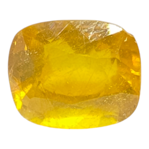 Natural Lab certified Yellow Sapphire 6 Ct